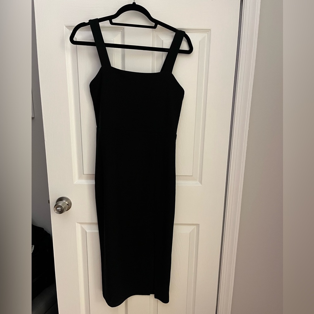 Black mid length dress from Forever 21